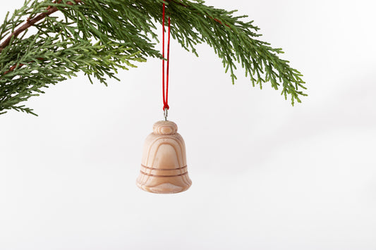 Wood Bell Christmas Ornament