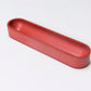 Red Oval Pen Tray