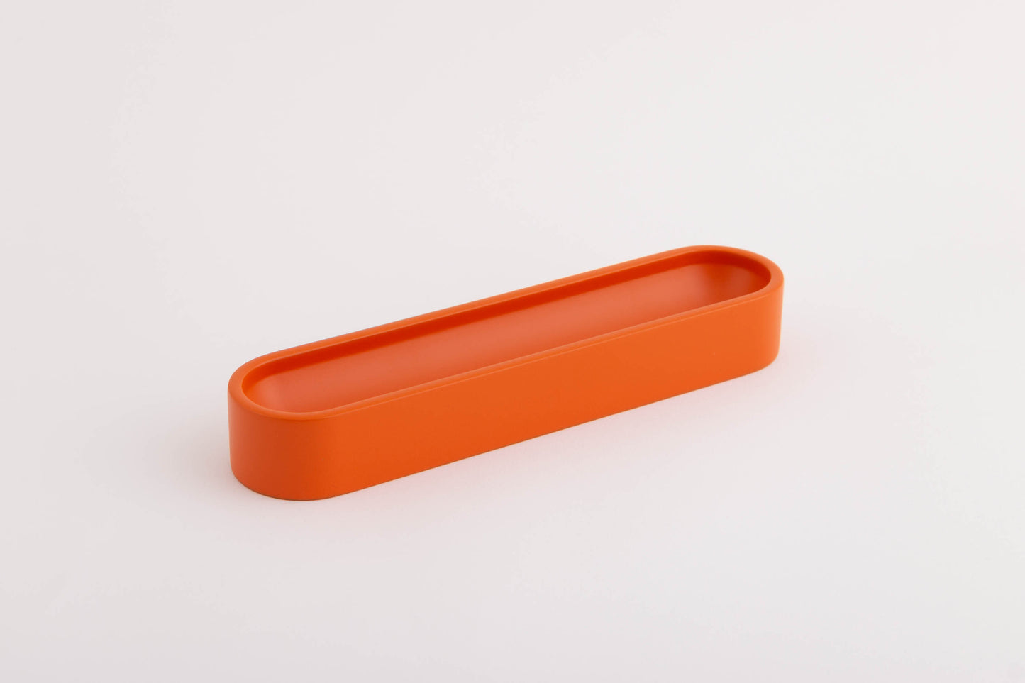 Orange Oval Pen Tray