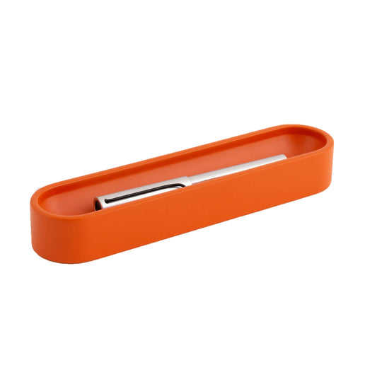 Orange Oval Pen Tray